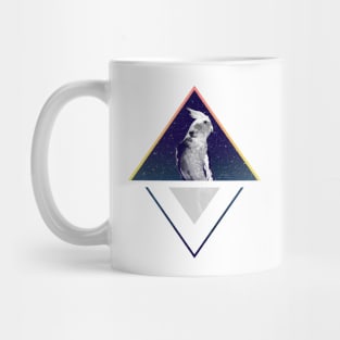 Modern Design Space Cockatiel Mug